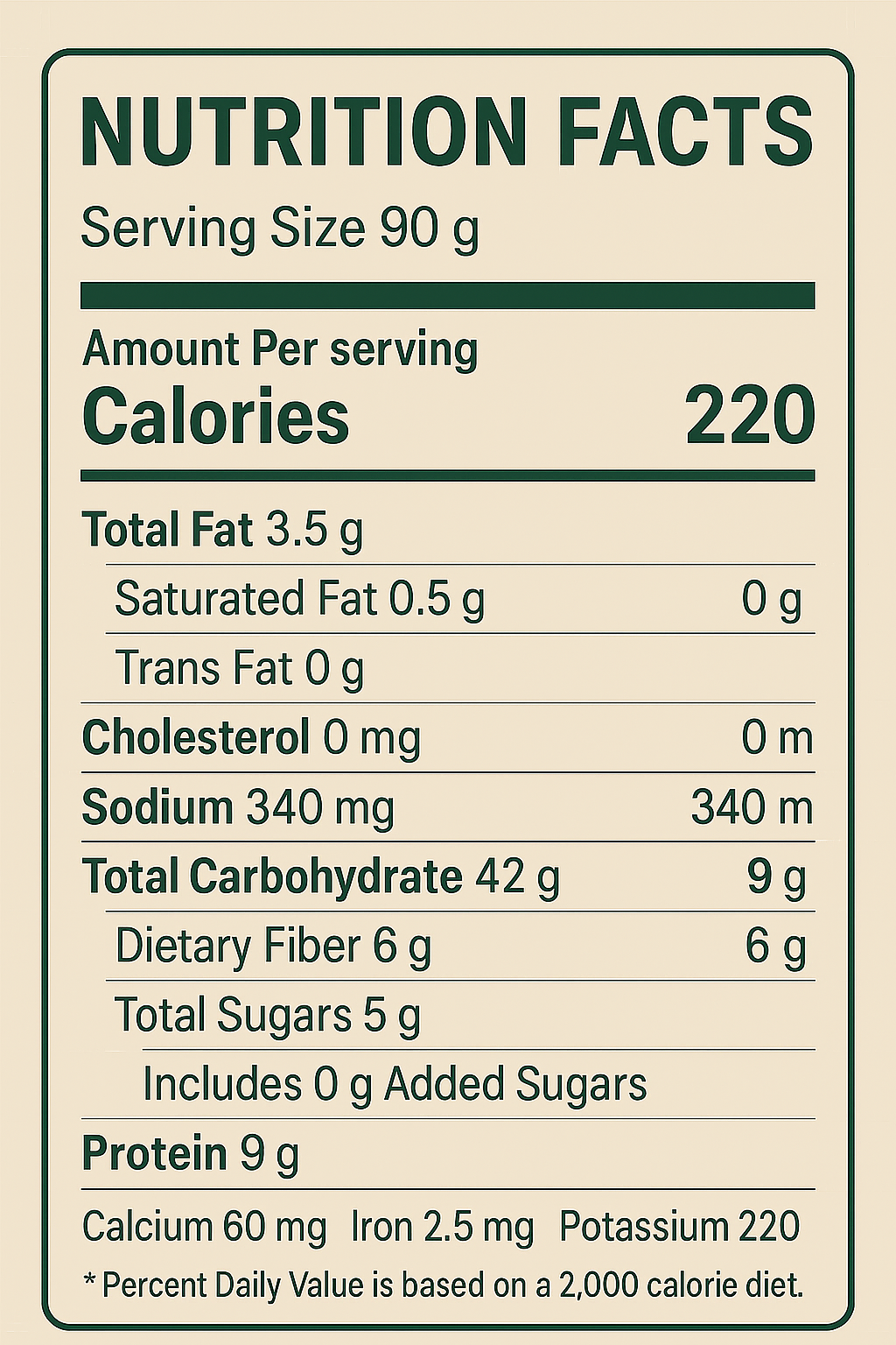 Whole Grain Bread 100G