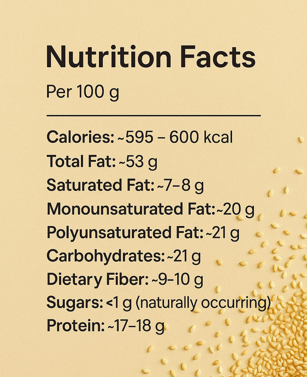 Pure Sesame Tahini 550G